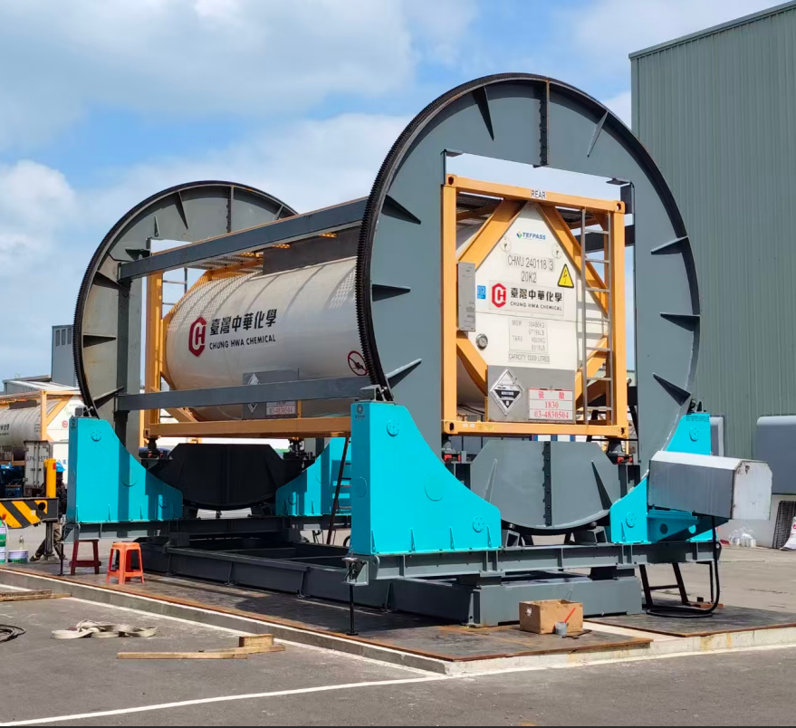 5000-20000kg Turnover Rotation Machine with 360° Rotation